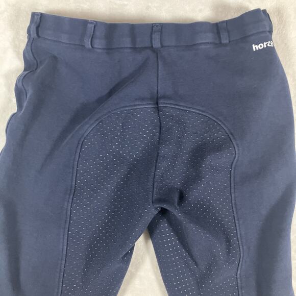 Horze Equestrian Women's Active Full Seat Breeches Peacoat Dark Blue Size 30 - Picture 4 of 16
